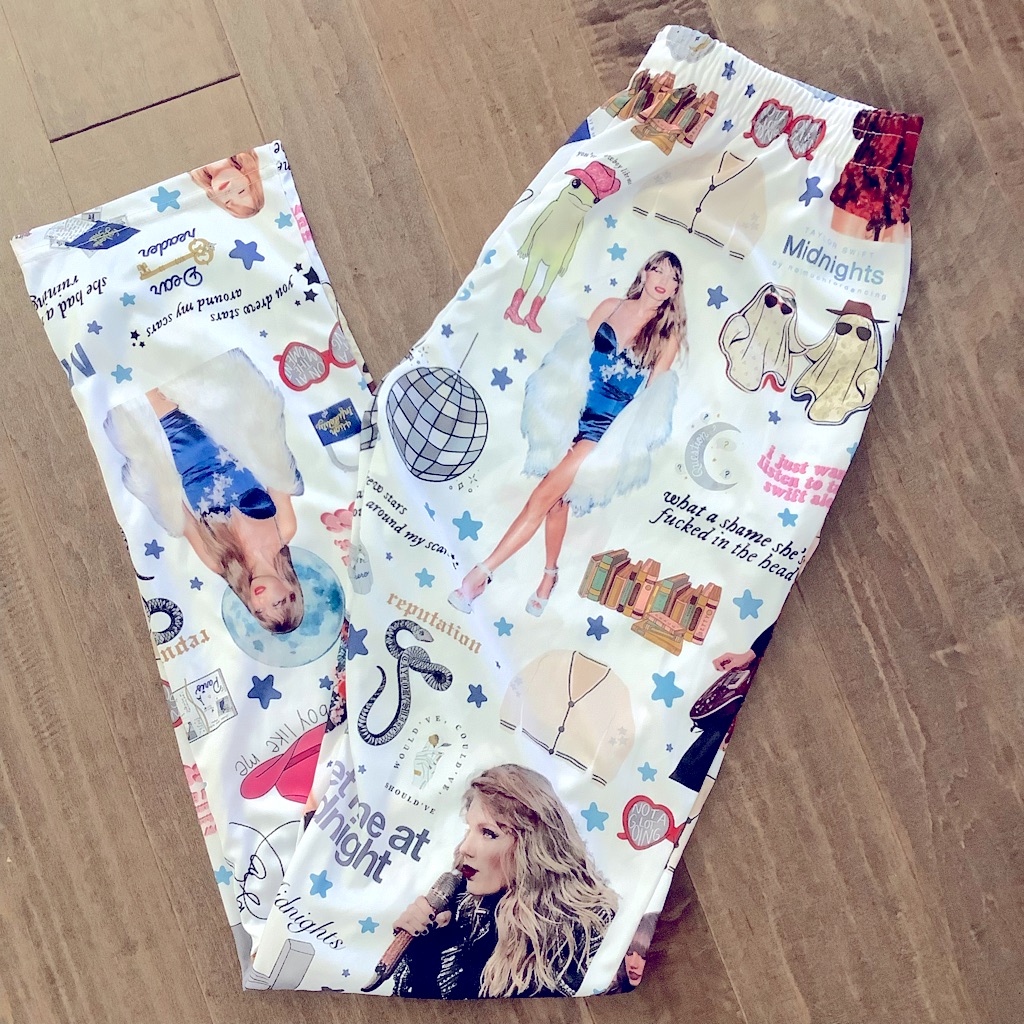 Taylor Swift Polyester Lounge Pants, Size M